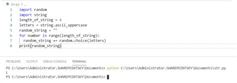 how to make a random string generator in python