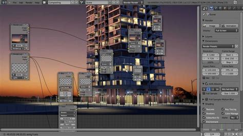 how to make a realistic building in blender