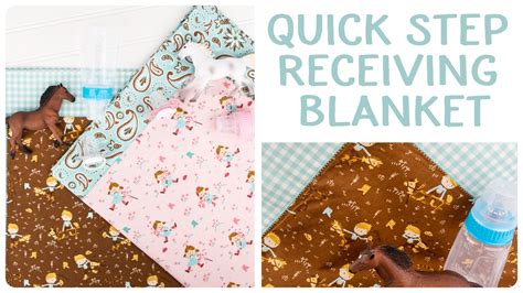 How To Make A Receiving Blanket With Self Binding