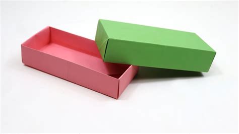 how to make a rectangle box with paper