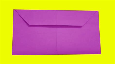 how to make a rectangular envelope from paper