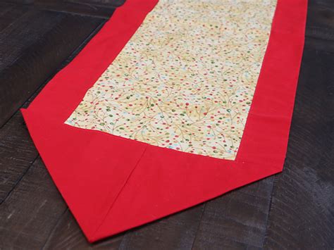 How To Make A Rectangular Table Runner