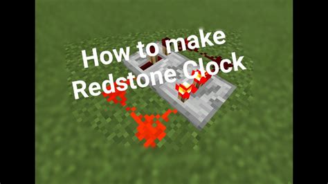 How To Make A Redstone Clock In Java