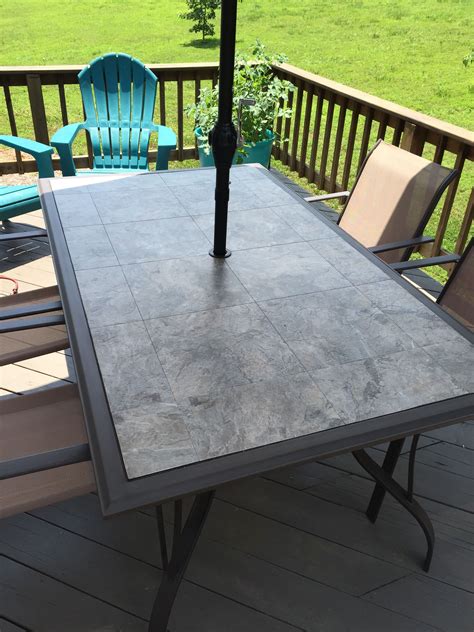 how to make a replacement patio table top