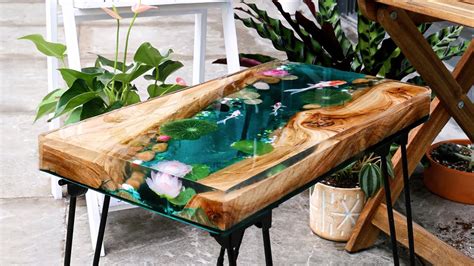 how to make a resin table step by step