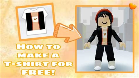 how to make a roblox t shirt for free