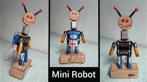 how to make a robot at home from waste material step by step