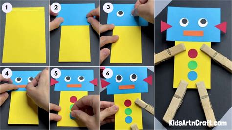 how to make a robot for kids step by step
