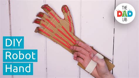 how to make a robot hand with box