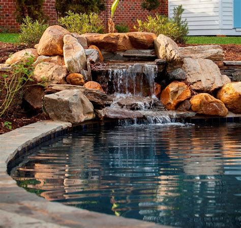 How To Make A Rock Waterfall For Pool