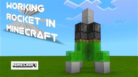 How To Make A Rocket In Minecraft Java Edition