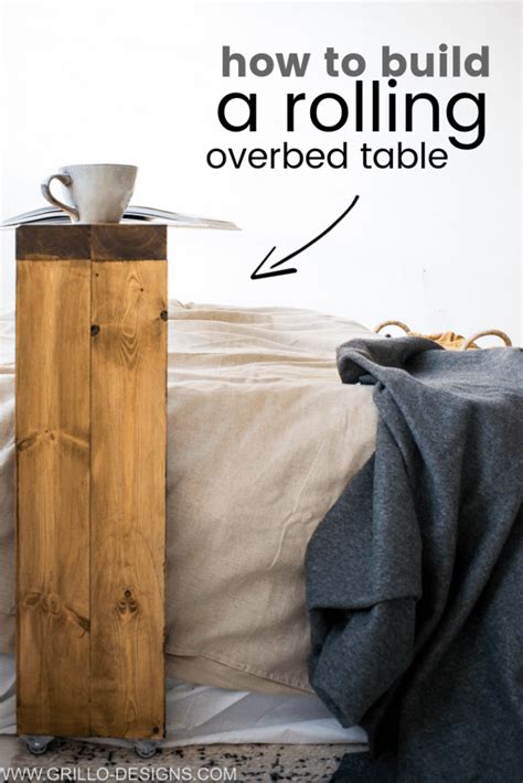 How To Make A Rolling Bed Table