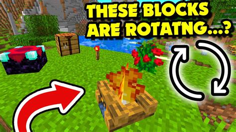 How To Make A Rotating Block In Minecraft