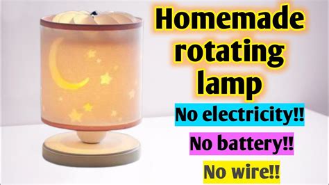 How To Make A Rotating Table Lamp