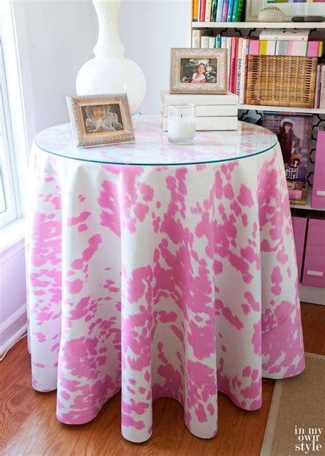 How To Make A Round Tablecloth From A Square