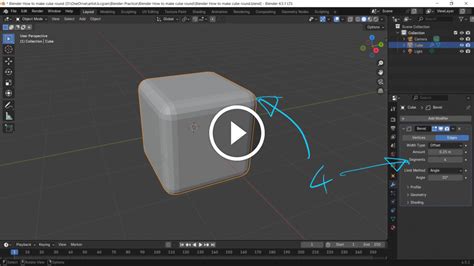 How To Make A Rounded Cube In Blender