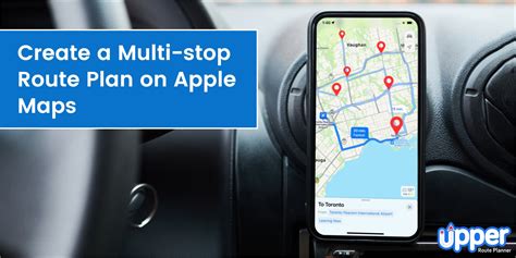 how to make a route with multiple stops apple maps