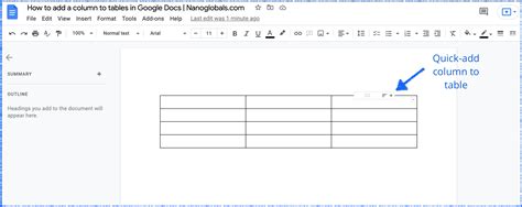 how to make a row bigger in google docs