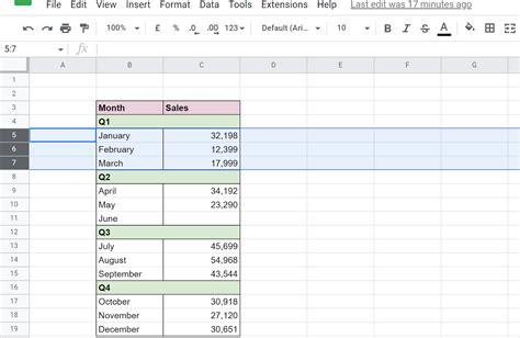 how to make a row in google sheets static