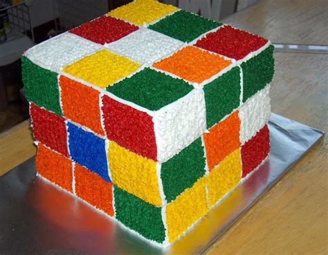 How To Make A Rubik's Cube Cake