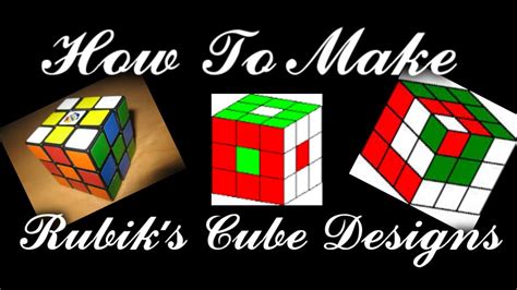 How To Make A Rubik's Cube Design