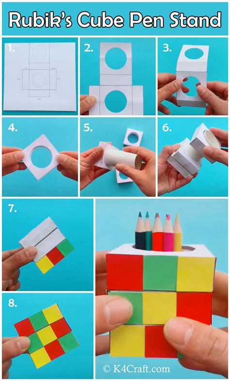 How To Make A Rubik's Cube Holder