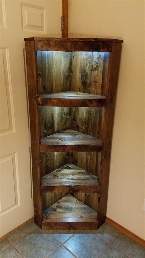 How To Make A Rustic Corner Shelf