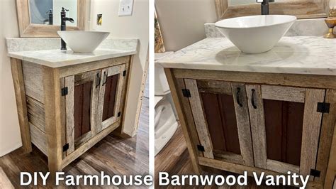 How To Make A Rustic Vanity