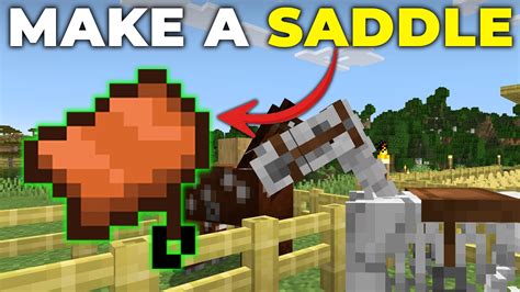 How To Make A Saddle In Minecraft Java 1 17