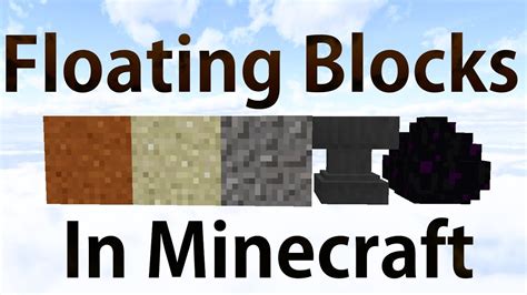 How To Make A Sand Block Float In Minecraft