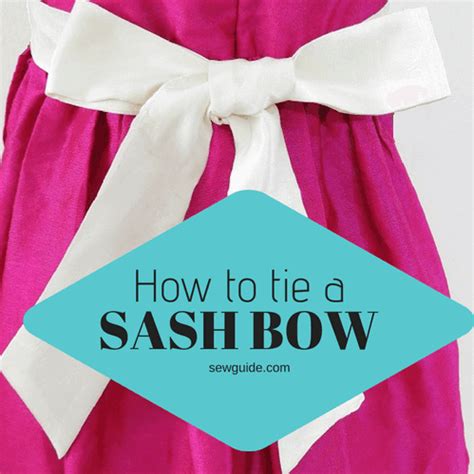 how to make a sash bow
