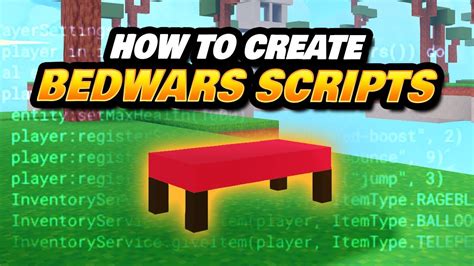 how to make a script in roblox bedwars