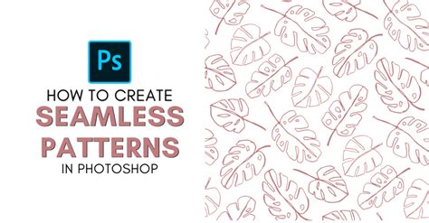 how to make a seamless repeating pattern in photoshop