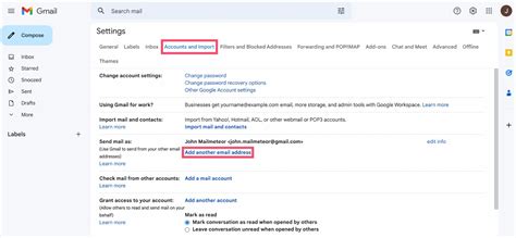 how to make a secondary gmail address