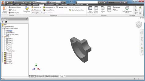 How To Make A Section View In Inventor