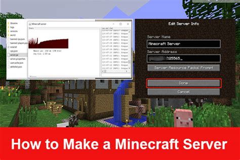 how to make a server in minecraft java edition