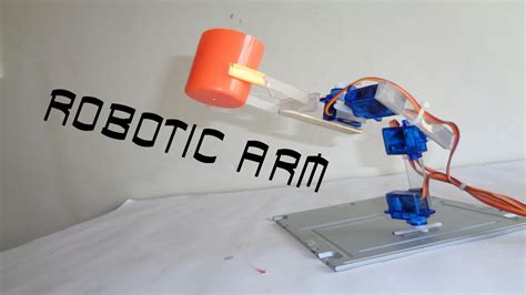 How To Make A Servo Motor Robot Arm