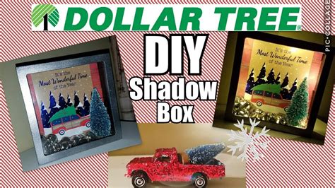 How To Make A Shadow Box From Dollar Tree