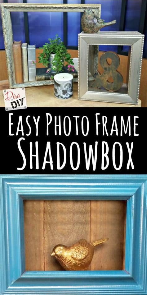 How To Make A Shadow Box From Picture Frames