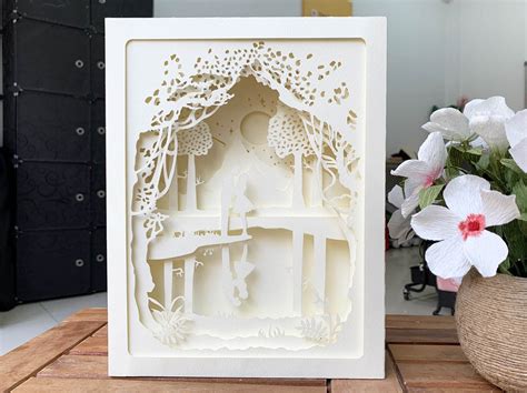 how to make a shadow box with cricut maker