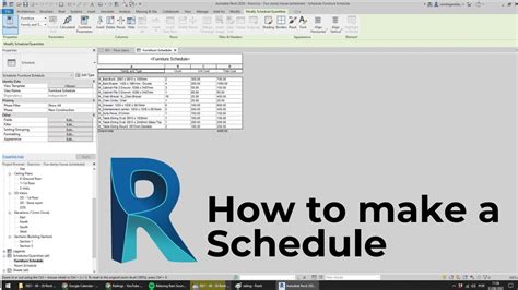 How To Make A Sheet Schedule In Revit