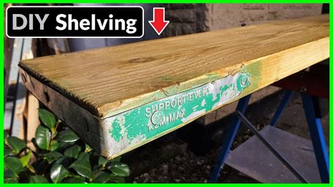 How To Make A Shelf From Scaffold Boards