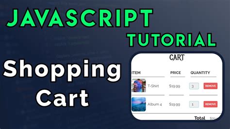 How To Make A Shopping Cart With Javascript