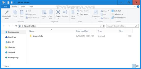 how to make a shortcut to a folder windows 10