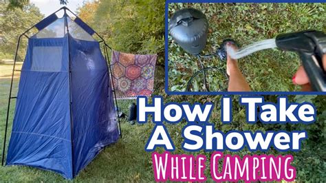 How To Make A Shower While Camping