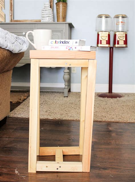 how to make a side table