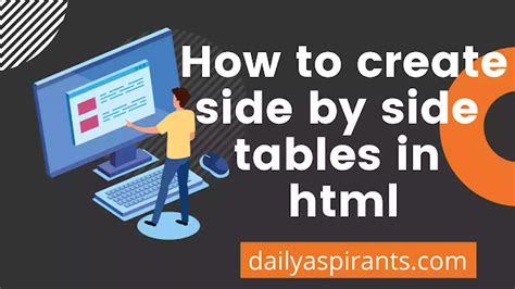 How To Make A Side Table In Html