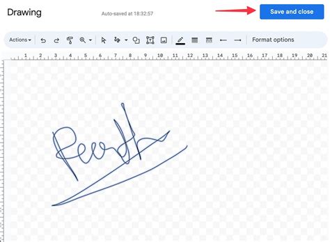 how to make a signature box in google docs