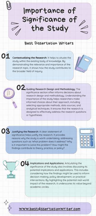 how to make a significant of the study in research