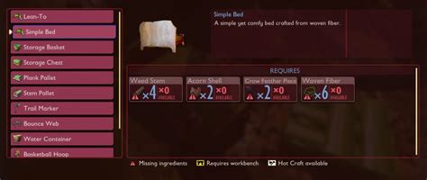 How To Make A Simple Bed In Grounded